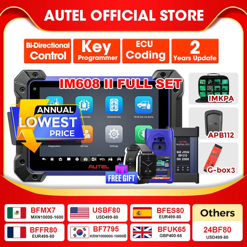 Autel IM608 II Pro MaxiIM 608 풀 키 프로그래머