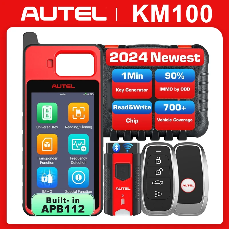 Autel MaxiIM KM100 키 포브 프로그래밍 이모빌라이저 도구