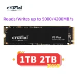 Crucial P3 Plus 1TB 2TB PCIe 4.0X4 3D NAND NVMe M.2 2280 내장 SSD