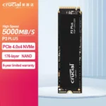 Crucial P3 Plus 500GB 1TB 2TB 4TB PCIe 4.0X4 3D NAND NVMe M.2 2280 SSD