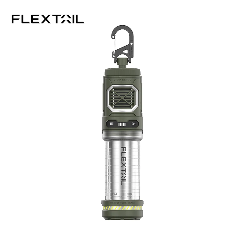 FLEXTAILGEAR 캠핑용 충전식 모기 퇴치기 및 램프