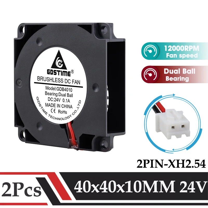 Gdstime-40mm 24V 3D 프린터 팬