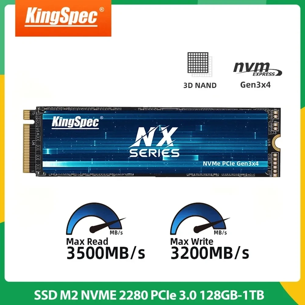 KingSpec SSD M2 NVMe 512GB 2 테라바이트 256GB 1 테라바이트 128GB Ssd M.2 2280 PCIe 3.0 SSD NVMe 하드 드라이브 디스크 노트북 스토리지 컴퓨터 및 사무용 액세서리용 내부 솔리드 스테이트 드라이브