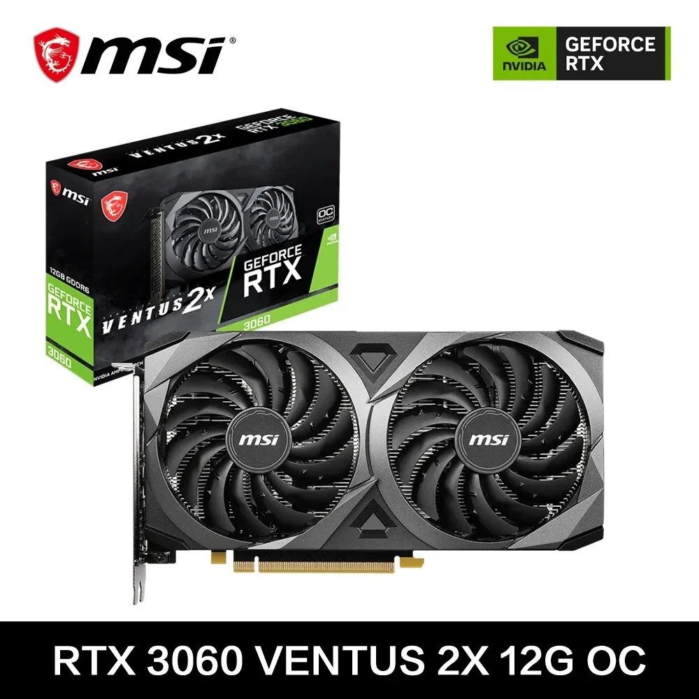 MSI GeForce RTX 3060 VENTUS 2X 12G OC 게이밍 그래픽 카드