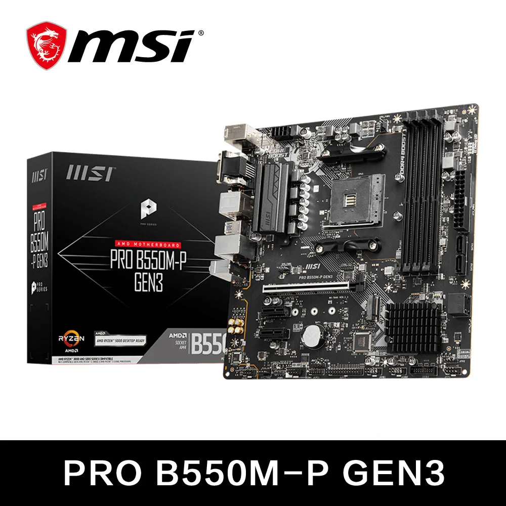 MSI PRO B550M-P GEN3 AMD 게이밍 마더보드