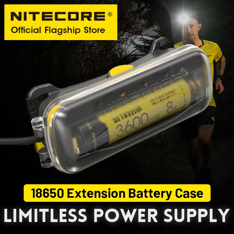 NITECORE 18650 익스텐션 배터리 케이스 리튬 이온 배터리 충전기