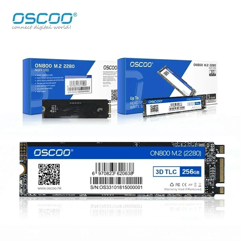 OSCOO M2 2280 Sata M.2 NGFF 솔리드 스테이트 드라이브