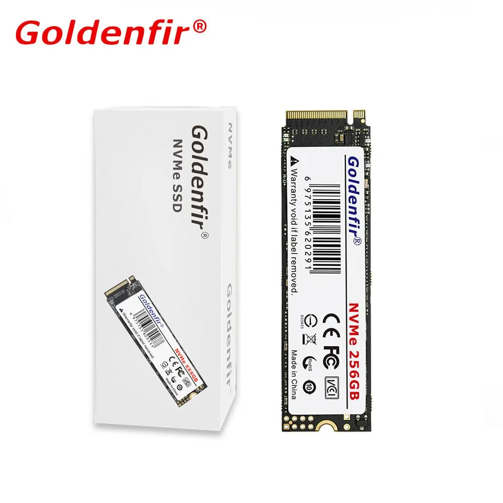 Goldenfir SSD NVMe3.0 256GB M.2 PCIe 128GB 512GB 1T 솔리드 스테이트 디스크 2280 내부 하드 드라이브 노트북 데스크톱 TLC/QLC